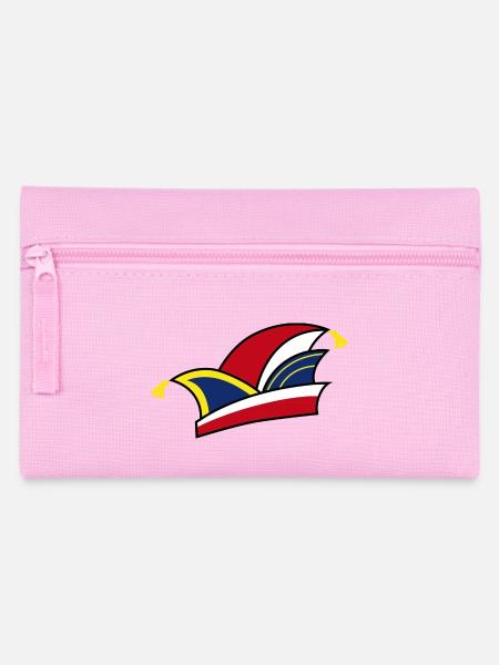 Karneval Prunkmütze - Federtasche - Rosa