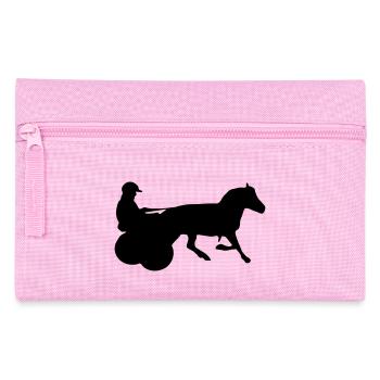 Shetty mit Gig, -Traber - Federtasche - Rosa - Vorne