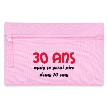 30 ans - Federtasche - Rosa - Vorne