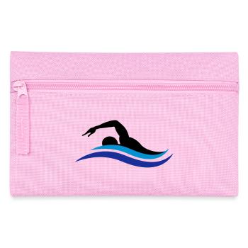 Schwimmer - Federtasche - Rosa - Vorne