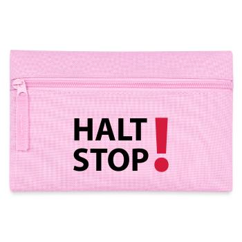 Halt Stop! - Federtasche - Rosa - Vorne