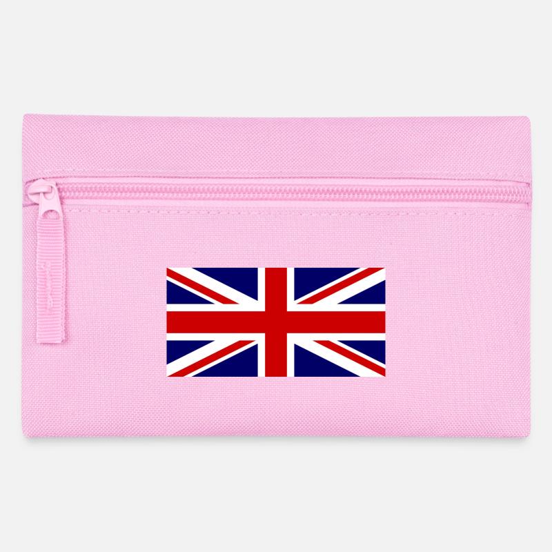 Union Jack Flag – Pop Art Style - Pencil Case - pink
