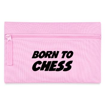 Chess / Echecs / Stratégie / Dames / Geek - Trousse - rose - Devant