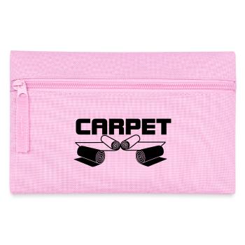 Carpet rolls logo - Pencil Case - pink - Front