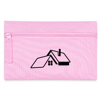 House transparent logo - Pencil Case - pink - Front