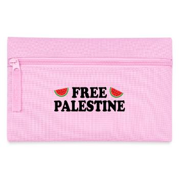 Free palestine - Pencil Case - pink - Front