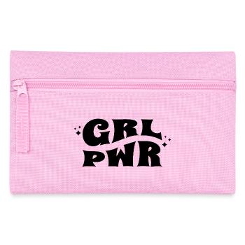 GRL PWR Feminine Style - Federtasche - Rosa - Vorne