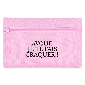 I MAKE YOU FALL IN LOVE - Pencil Case - pink - Front