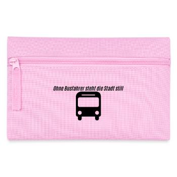 Busfahrer - Federtasche - Rosa - Vorne