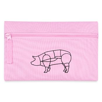 charcutier découpe de cochon charcuterie BBQ grill - Trousse - rose - Devant