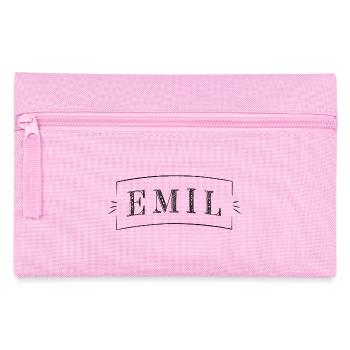 Emil boy - Name EMIL - Pencil Case - pink - Front
