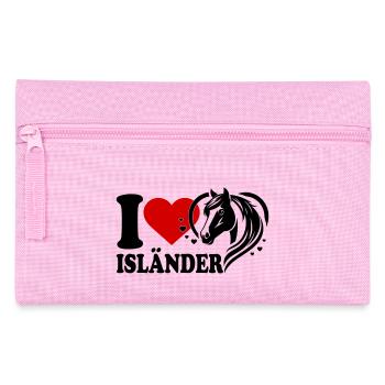 J’adore le cheval islandais - Trousse - rose - Devant