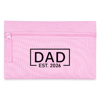 Papa Est 2026 Logo Vater 2026 loading Neuer Vater 2026 - Federtasche - Rosa - Vorne