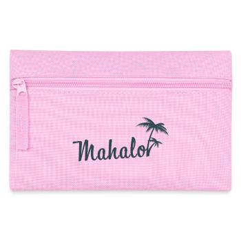 Mahalo Hawaii Palm Tree Beach Aloha Island Vibes - Federtasche - Rosa - Vorne