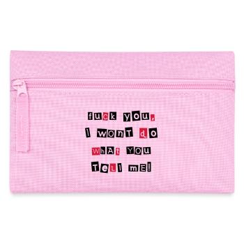 Fuck You I Won't... 2C - Federtasche - Rosa - Vorne