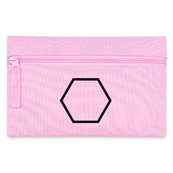 Polygon (customize) - Pencil Case - pink - Front