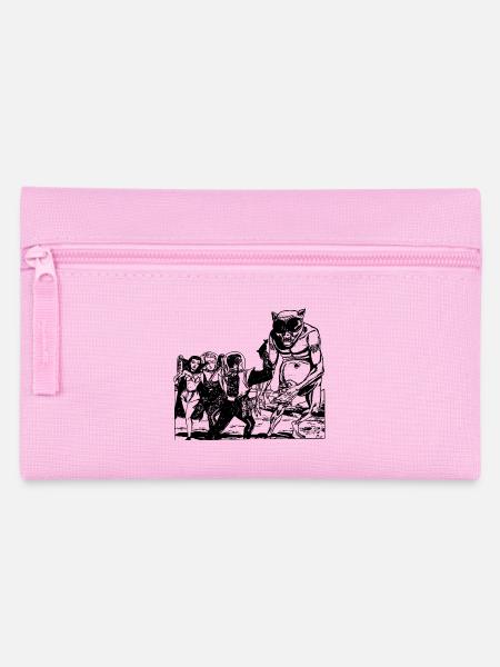 Altes Retrozukunft Alien Monster Design - Federtasche - Rosa