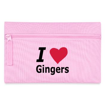 I love Gingers - Pencil Case - pink - Front