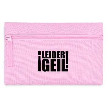 Leider geil - Federtasche - Rosa - Vorne