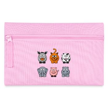 farm - Pencil Case - pink - Front
