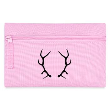 Geweih - Federtasche - Rosa - Vorne