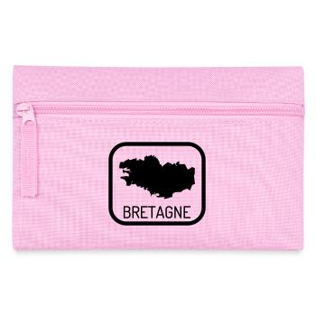 Bretagne / Breton / Bretonne / BZH / Breizh - Trousse - rose - Devant