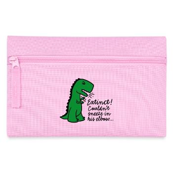 Corona virus Extinct Couldn't sneeze in his elbow - Pencil Case - pink - Front