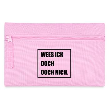 Wees Ick doch Ooch nich - Berlinern Lustig - Federtasche - Rosa - Vorne