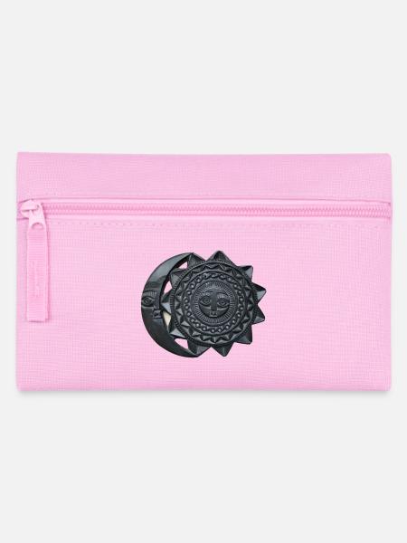 Sonne und Mond der Inka - Federtasche - Rosa