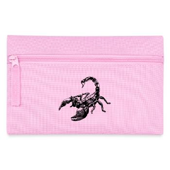 Coole Skorpion-Insektenskizze Grafik Skorpion-Liebhaber - Federtasche - Rosa - Vorne