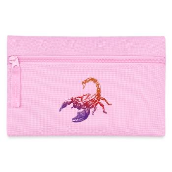 Coole Skorpion-Insektenskizze Grafik Skorpion-Liebhaber - Federtasche - Rosa - Vorne