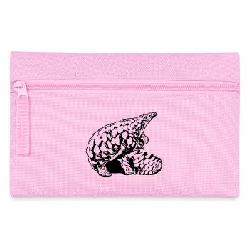 Coole Schuppentierskizze Grafik Wildlife Kreatur - Federtasche - Rosa - Vorne
