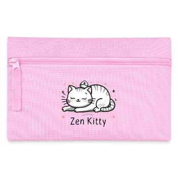 Zen kitty - Pencil Case - pink - Front