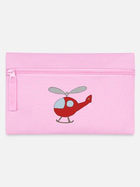 hubschrauber - Federtasche - Rosa