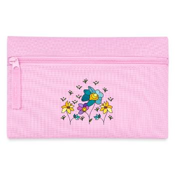 Blumen - Federtasche - Rosa - Vorne