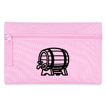 Baril de bière Symbole Brasserie - Trousse - rose - Devant
