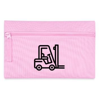 Chariot élévateur - Trousse - rose - Devant