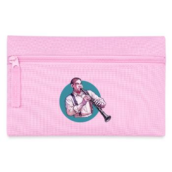 CLARINETIST #2 - sound & vision - Pencil Case - pink - Front