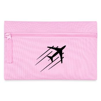Aviation Sketch - Pencil Case - pink - Front