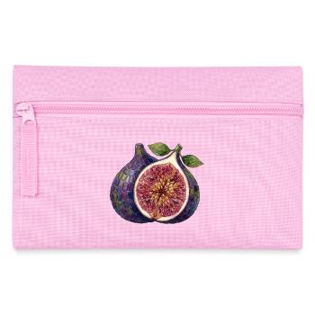 Feige Mosaik - Frucht-Art für Food-Liebhaber - Federtasche - Rosa - Vorne