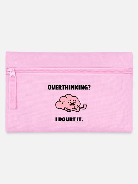 OVERTHINKING - Federtasche - Rosa