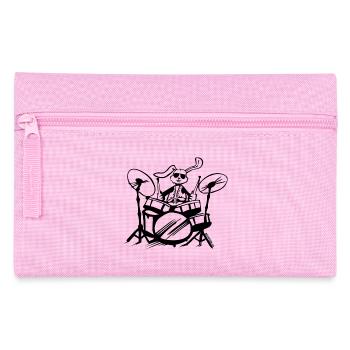tambours batteur tambours pilon lièvre - Trousse - rose - Devant