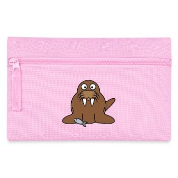 walross2 - Pencil Case - pink - Front