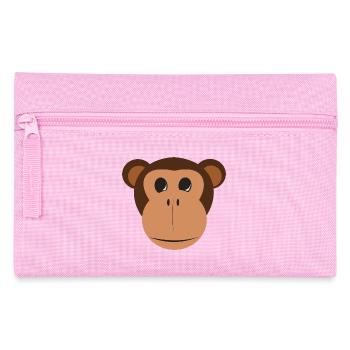 affe schimpanse gorilla pavian orangutan164 - Federtasche - Rosa - Vorne