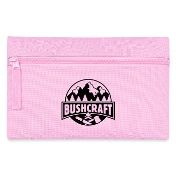 Bushcraft -Live the adventure Bushcrafter gift - Pencil Case - pink - Front