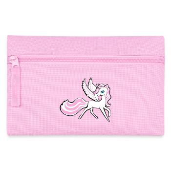Unicorn Unicorn Pegasus Horse - Pony with wings - Pencil Case - pink - Front