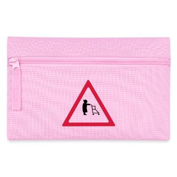 attention pensioners - Pencil Case - pink - Front