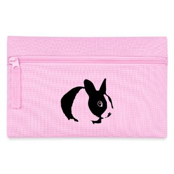 Cute Bunny Rabbit 01 - Pencil Case - pink - Front