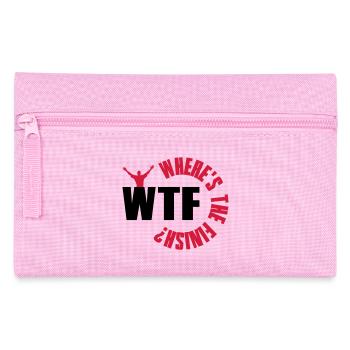 WTF? Where is the finish - Federtasche - Rosa - Vorne