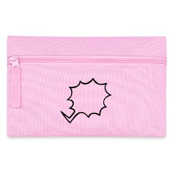 BD bulle phylactère cri annonce - Trousse - rose - Devant